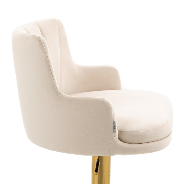 Everly Quinn Bar Stools With Back And Footrest Wayfair